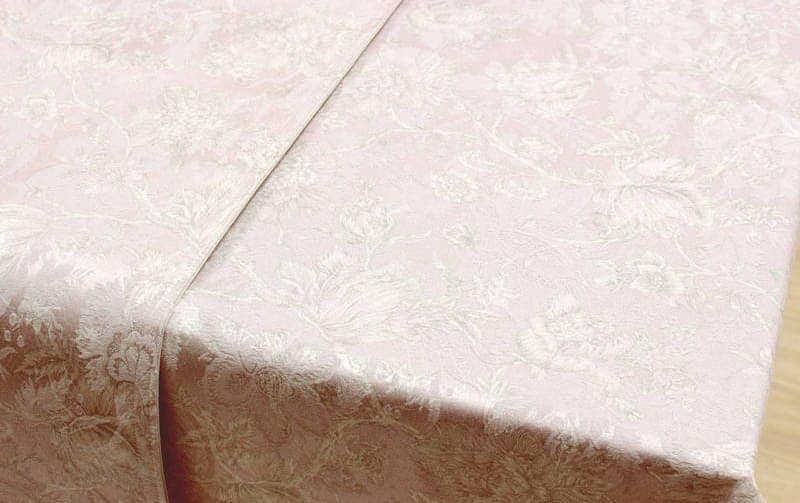 撥水ジャカード織 テーブルクロス 約130×170cm [Amethyst]