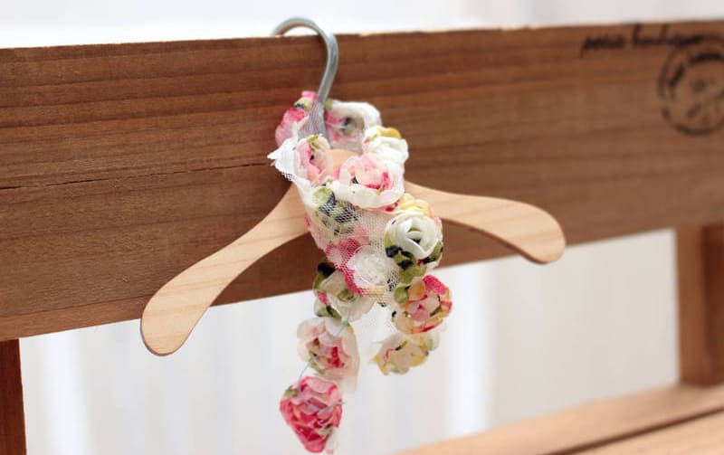 【着せ替え用】プードル巻き毛コート＆スカーフ