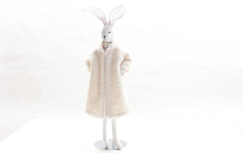 【着せ替え用】プードル巻き毛コート＆スカーフ