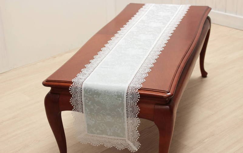 撥水ジャカード テーブルランナー 約30×180cm [Scintiller]