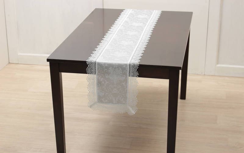 撥水ジャカード テーブルランナー 約30×180cm [Scintiller]