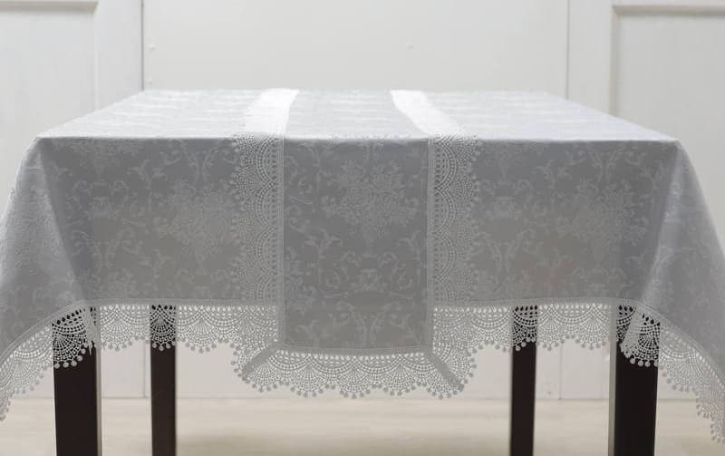 撥水ジャカード テーブルランナー 約30×180cm [Scintiller]