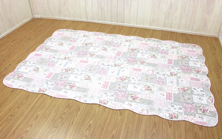 【SALE】コットンキルト 3161 マルチカバー 約140×200cm