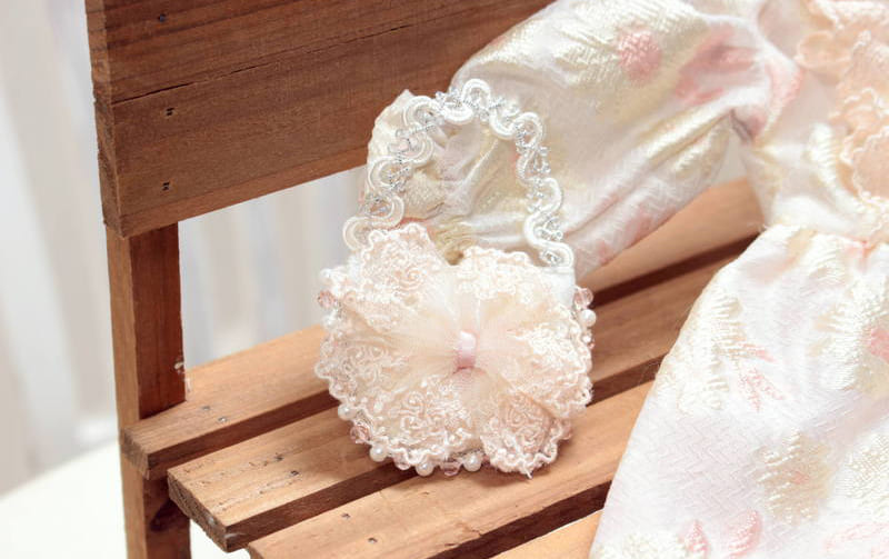 【着せ替え用】ドレス＆バッグ きらきらパーティセット