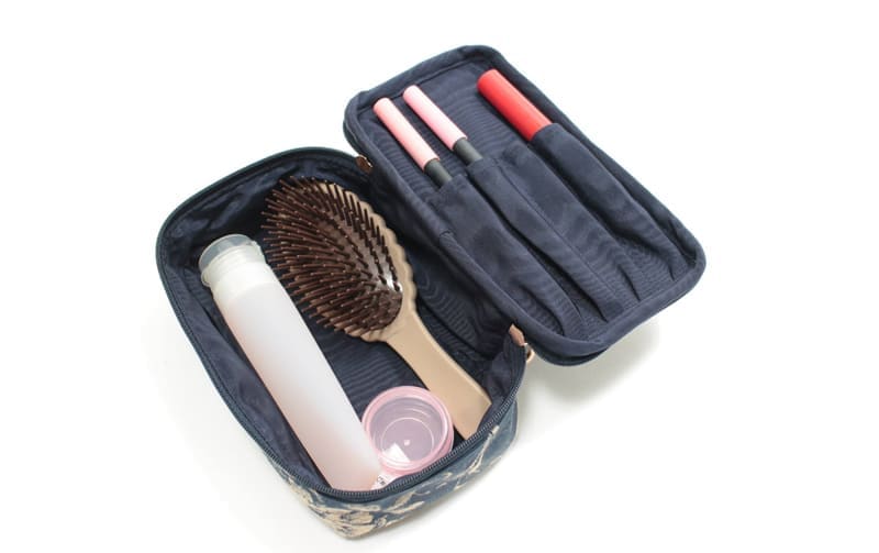 ジャカード織 ハンドルポーチ 約15×8×5cm  [La Briller D]