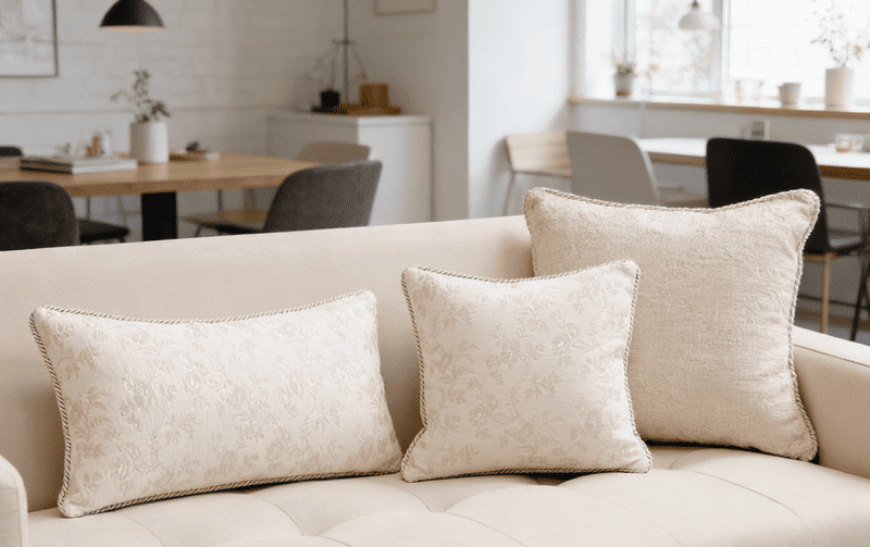 クッションカバー シェニール織 約45×45cm [Aurelia]｜インテリア