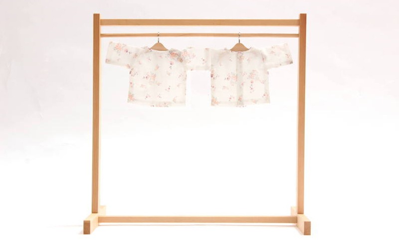 【着せ替え用】小花柄シャツ 約11.5×20cm