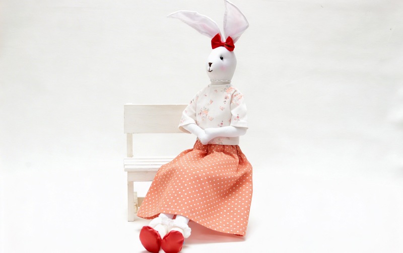 【着せ替え用】小花柄シャツ 約11.5×20cm