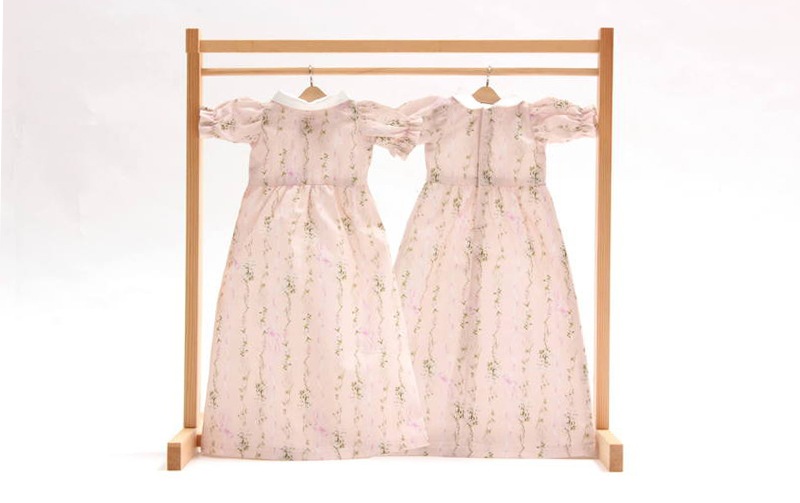 【着せ替え用】ロールカラーワンピース 約34×25cm