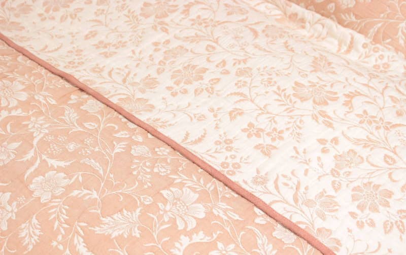 ふくれ織 ベッドカバー 約220×260cm [fuku-ori days]