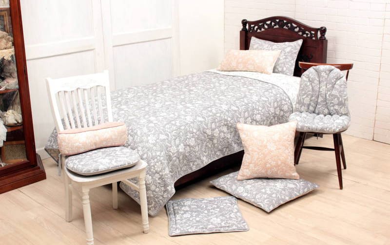 ふくれ織 ベッドカバー 約220×260cm [fuku-ori days]