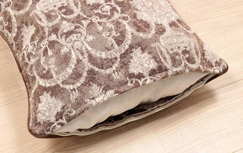 シェニール織 クッションカバー 約45×45cm [Toile Classique