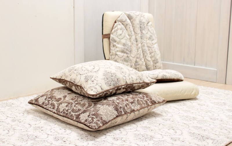 シェニール織 クッションカバー 約45×45cm [Toile Classique]