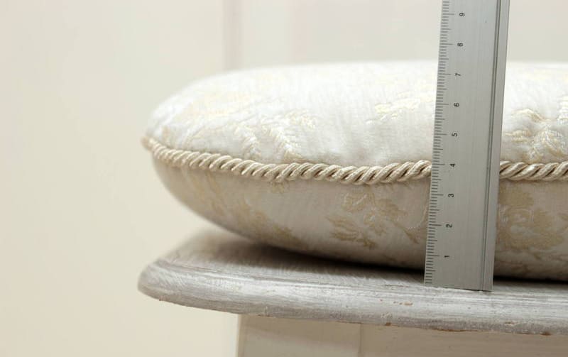 紐付シートクッション シェニール織 約43×45cm [Aurelia]｜インテリア