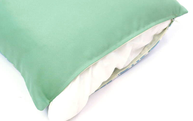 Sora プリント クッションカバー 約45 45cm アミ ブルージュ レース 刺繍 インテリア雑貨のお店