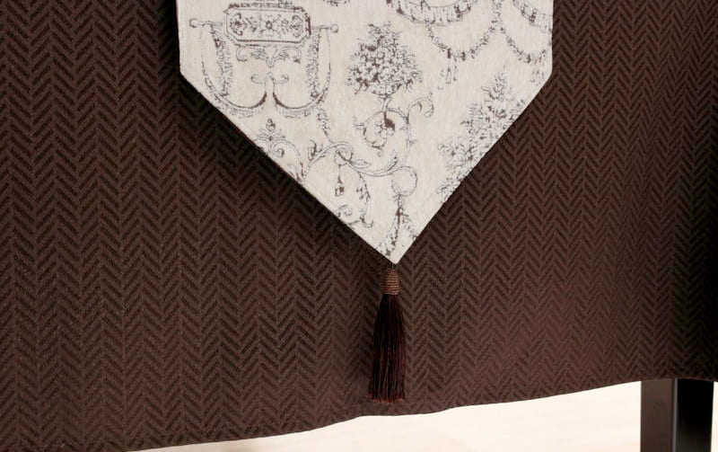 シェニール織 テーブルランナー 約30×180cm [Toile Classique]