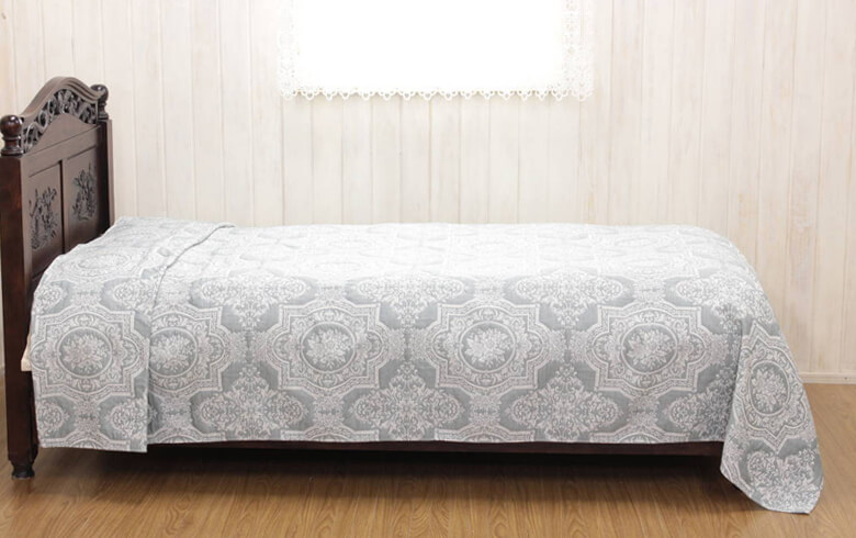 Classica ふくれ織 ベッドカバー（ダブル） 約220×260cm｜インテリア