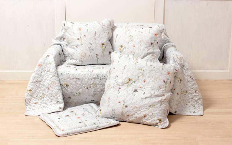 接触冷感キルト ロングシートクッション 約50×150cm [BotaniCool]