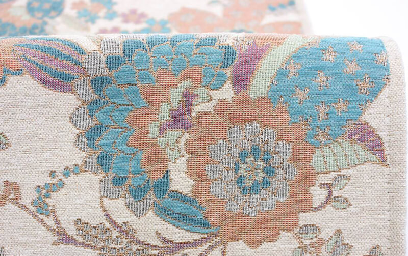 フラワー フロアマット 約70×120cm [Chenille]