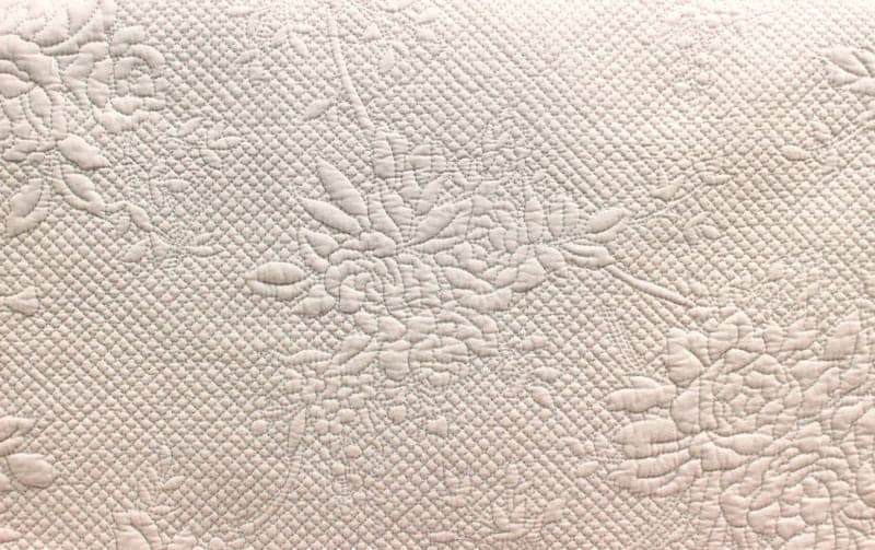 多針キルト マット 約60×60cm [Rose Colline]