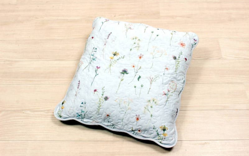 接触冷感キルト 座布団カバー 約55×59cm [BotaniCool]