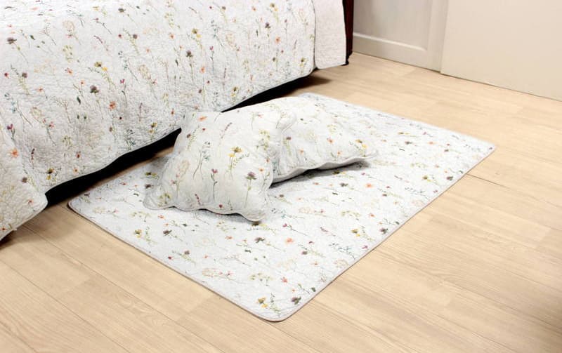 接触冷感キルト 座布団カバー 約55×59cm [BotaniCool]