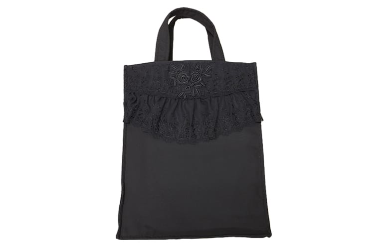 バッグＡ４　約35×28cm [Black formal]