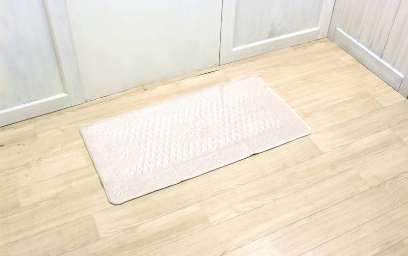 ベルベット調 キルティングロングマット 約60×120cm