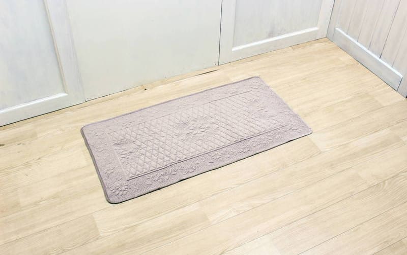 ベルベット調 キルティングロングマット 約60×120cm