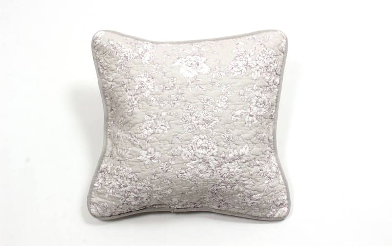 クッションカバー コットンキルト 約45×45cm [Jardin d’Argent]
