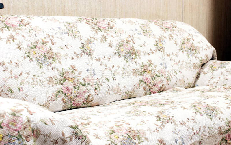 多針キルト マルチカバー 約195×195cm [Rose Colline]