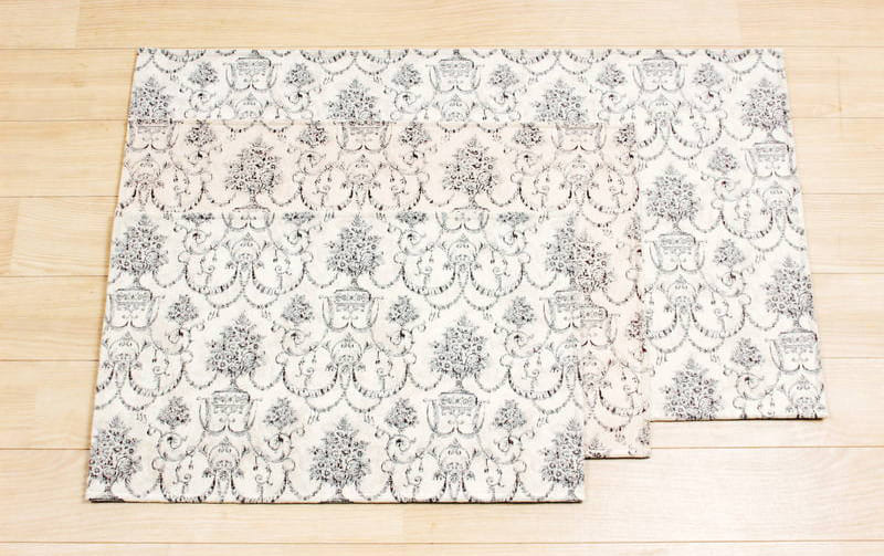 シェニール織 マット 約60×90cm [Toile Classique]