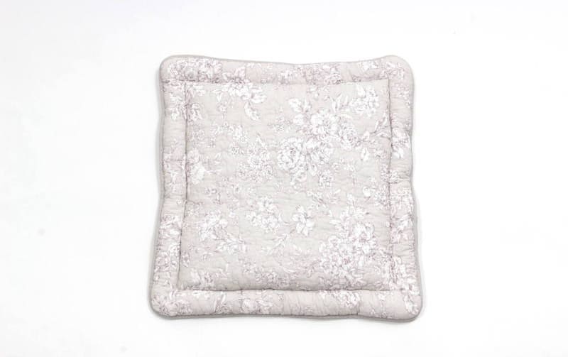 シートクッション コットンキルト 約50×50cm [Jardin d’Argent]
