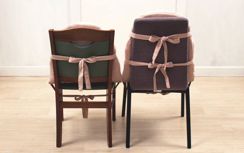 ジャカード織 チェアクッション 約48×82cm [felicita]｜インテリア