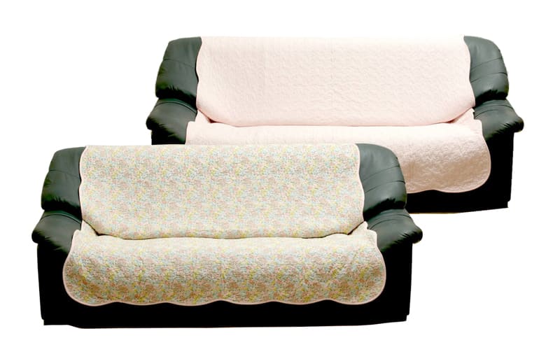 コットンキルト マルチカバー 約140×200cm [Flower Picnic]