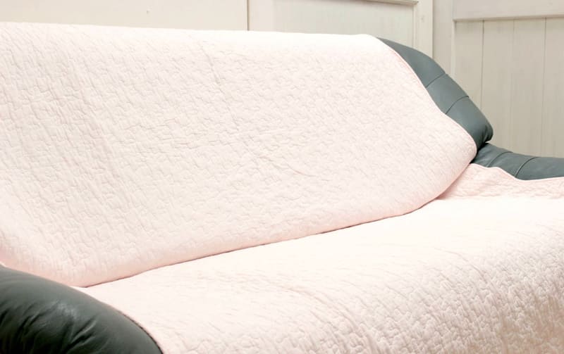 コットンキルト マルチカバー 約140×200cm [Flower Picnic]