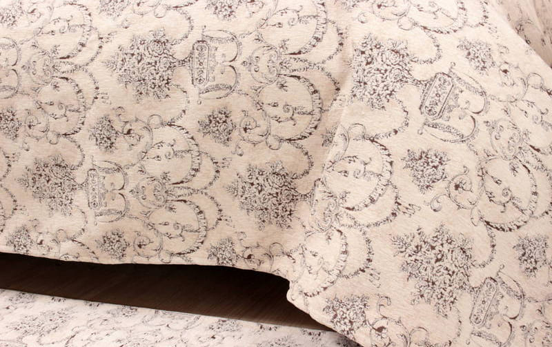 シェニール織 マルチカバー 約200×250cm [Toile Classique]