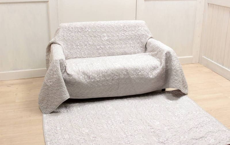 マルチカバー コットンキルト 約135×195cm [Jardin d'Argent