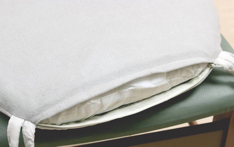 ジャカード織 紐付シートクッション 約43×45cm [nobleza]