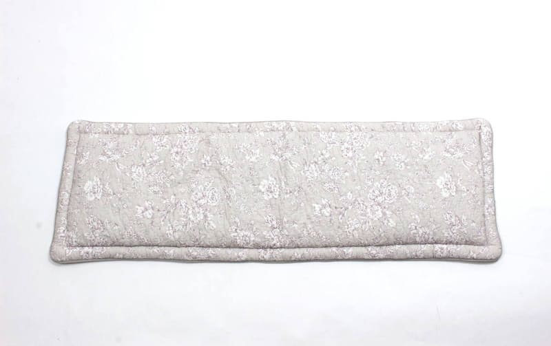 ロングシートクッション コットンキルト 約50×150cm [Jardin d’Argent]