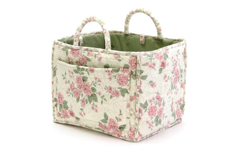 【SALE】コットンキルト 403 ソフトバスケット 約31×26×25cm