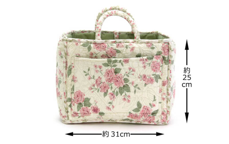 【SALE】コットンキルト 403 ソフトバスケット 約31×26×25cm