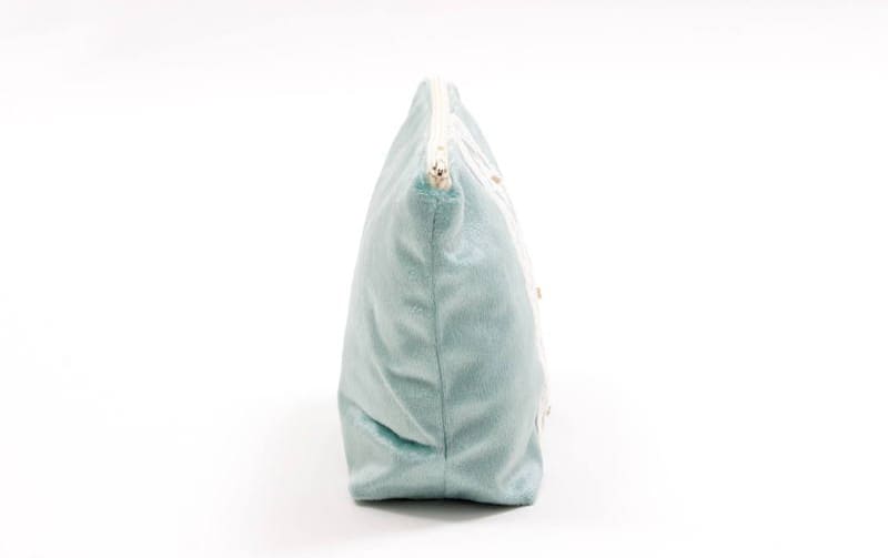 ジップポーチ ミニマルデザイン 約18×20cm [Velinor]