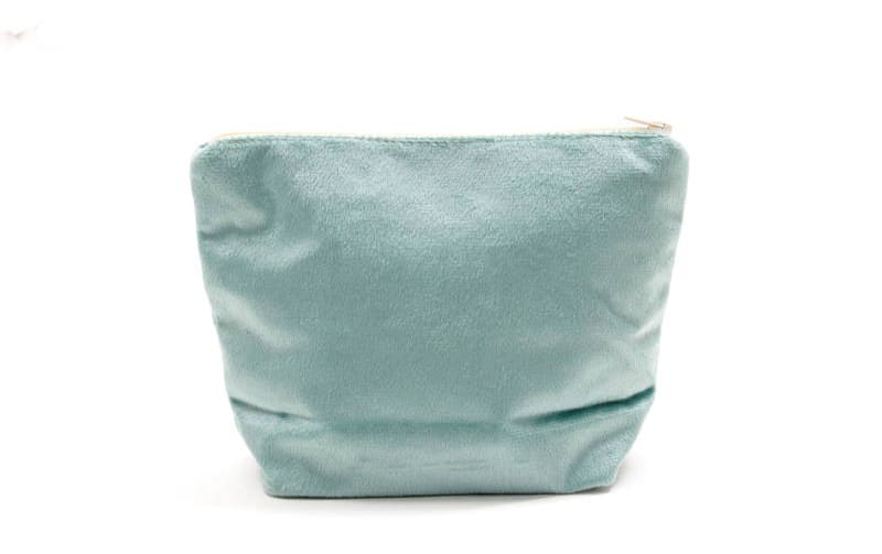 ジップポーチ ミニマルデザイン 約18×20cm [Velinor]