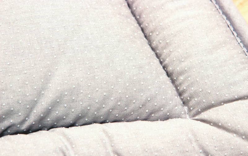 ロングシートクッション コットンキルト 約60×130cm [Jardin d’Argent]