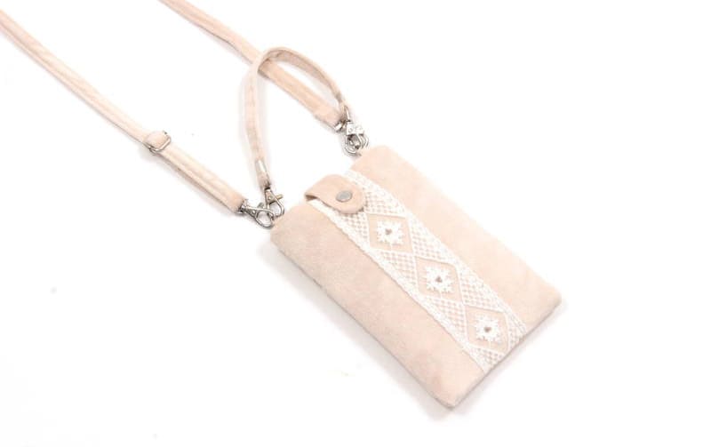 スマホポシェット ミニマルデザイン 約19×13cm [Velinor]