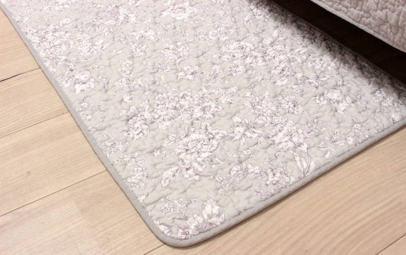 ロングマット コットンキルト 約50×120cm [Jardin d’Argent]