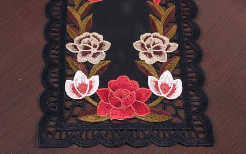 A644★逸品‼️豪華刺繍‼️ひな祭り‼️袋帯正絹テーブルランナー2m16cm A644☆逸品‼️豪華刺繍‼️ひな祭り‼️袋帯正絹テーブルランナー2m16cm