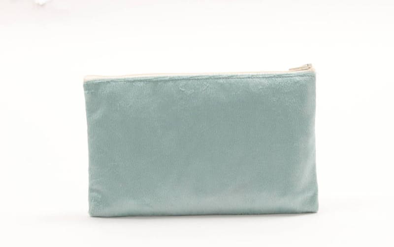 フラットポーチ ミニマルデザイン 約12×20cm [Velinor]