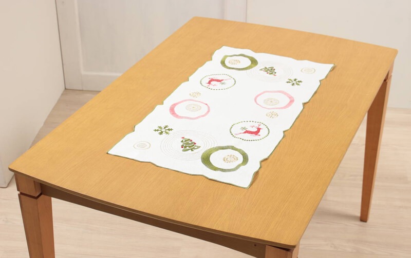 Xmas テーブルセンター 約40×75cm